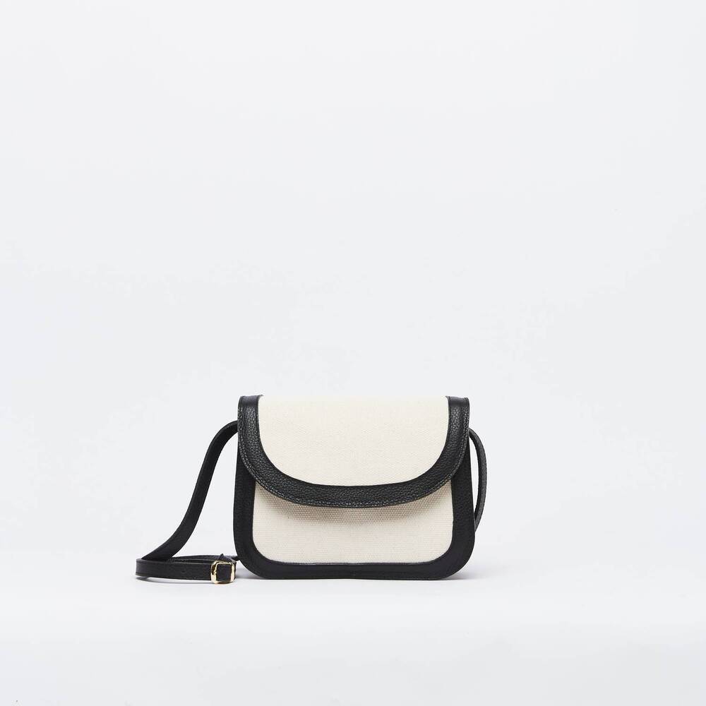 NEW FLOREZ women's leather crossbody bag in black